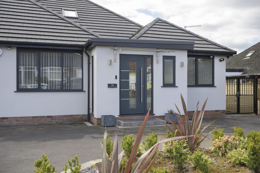 exlabesa windows and doors in a new build house