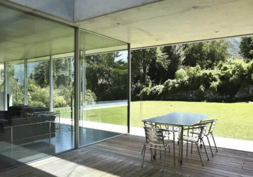 slim corner sliding doors